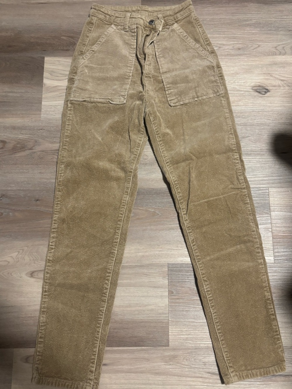 SHEIN Brown Corduroy Utility Pants